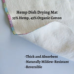 Hemp Dish Drying Mat