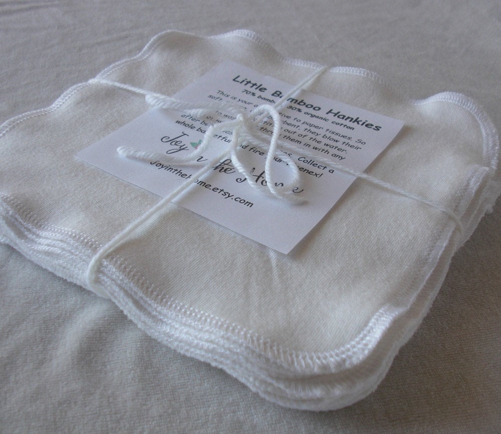 Perfect little bamboo hankies