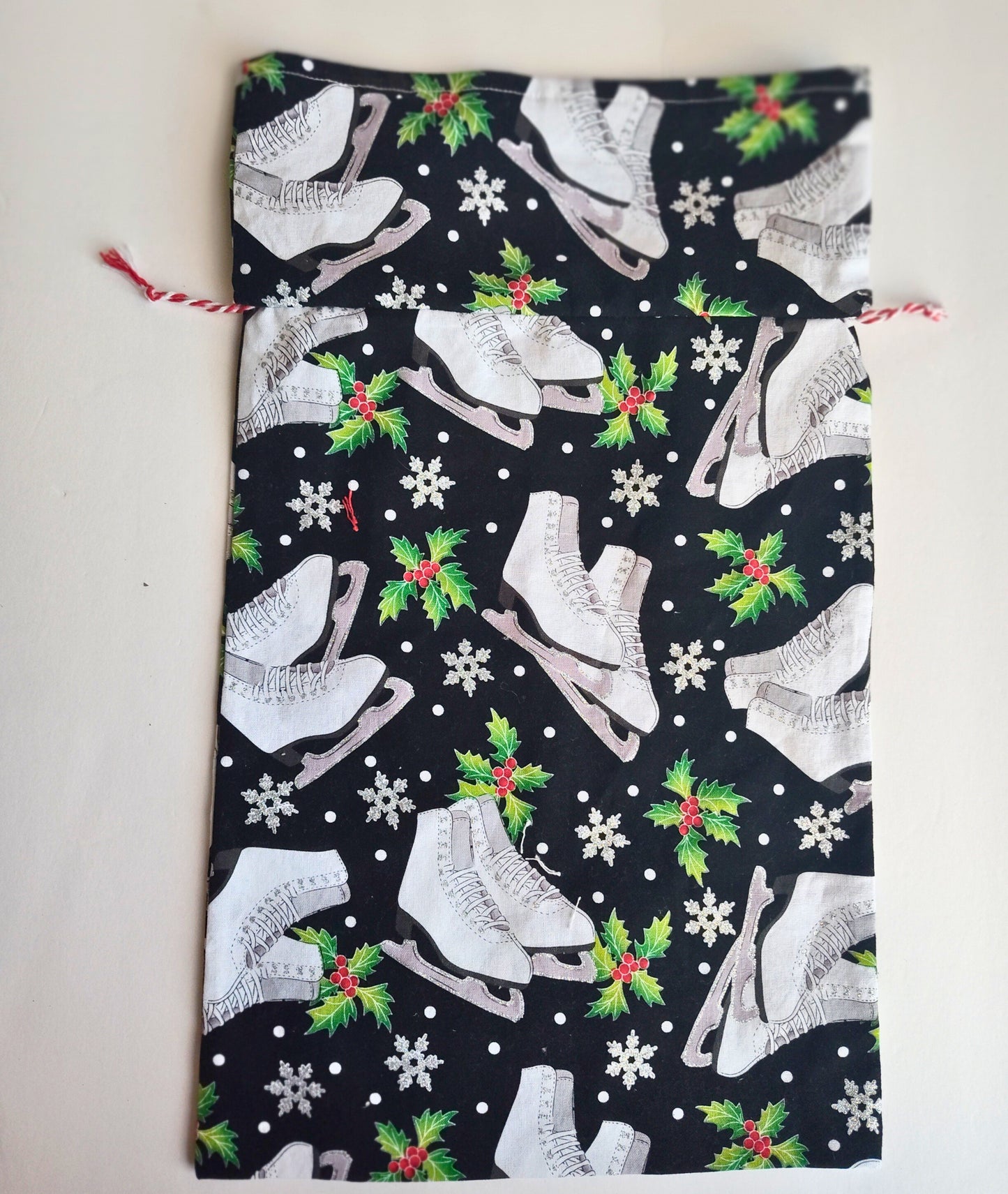 Cotton Gift Bag - Ice Skates
