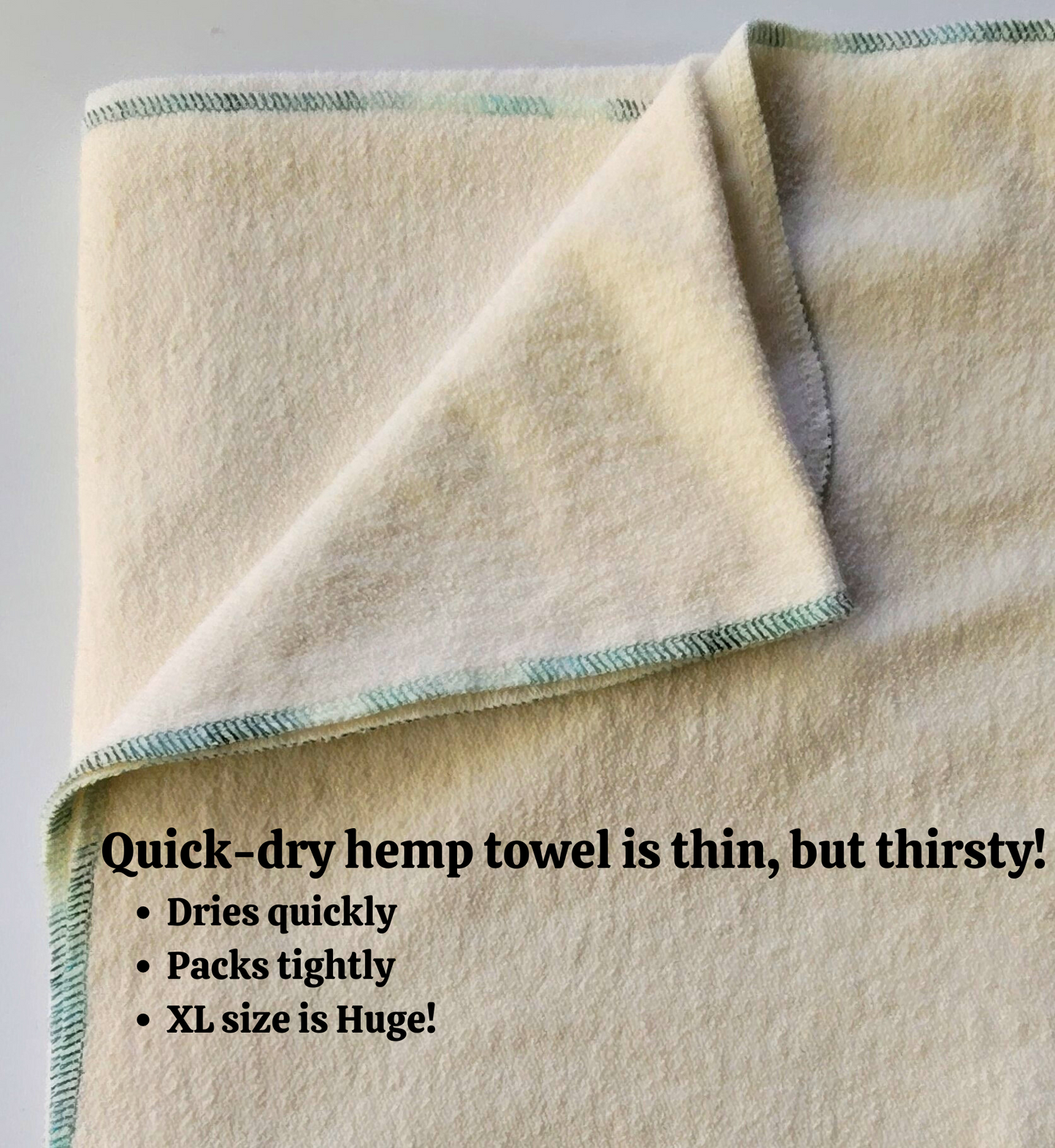 Hemp bath towel bath sheet quick dry anti-mildew absorbent natural hair wrap camping travel towel 55 percent hemp 45 percent organic cotton