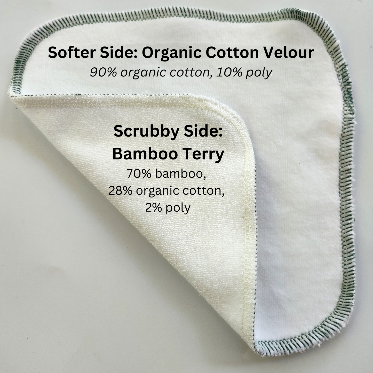 Baby wipes organic velour family cloth reusable toilet paper thick soft TP washable reusable cloth wipes natural baby shower gift wash cloth