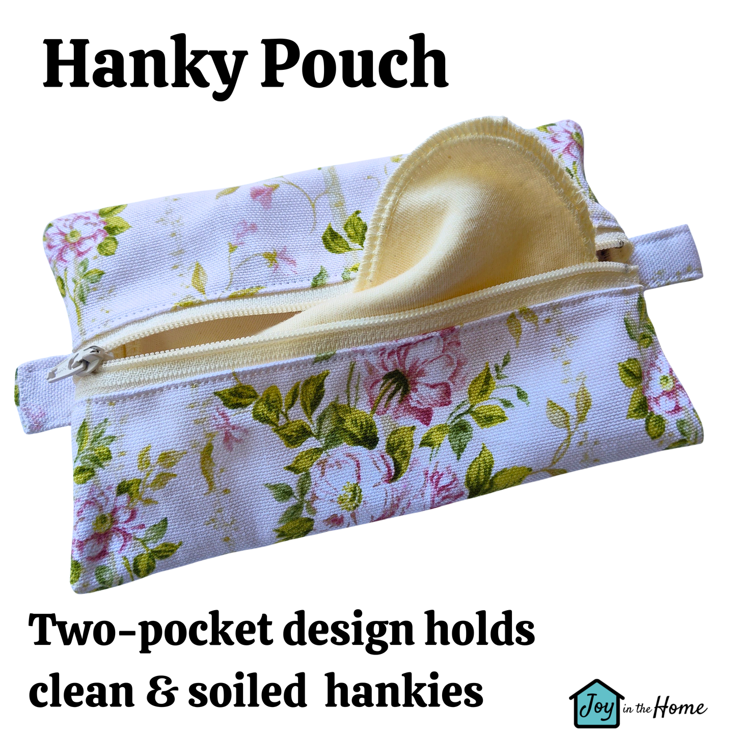 Travel Hanky Pouch - Roses