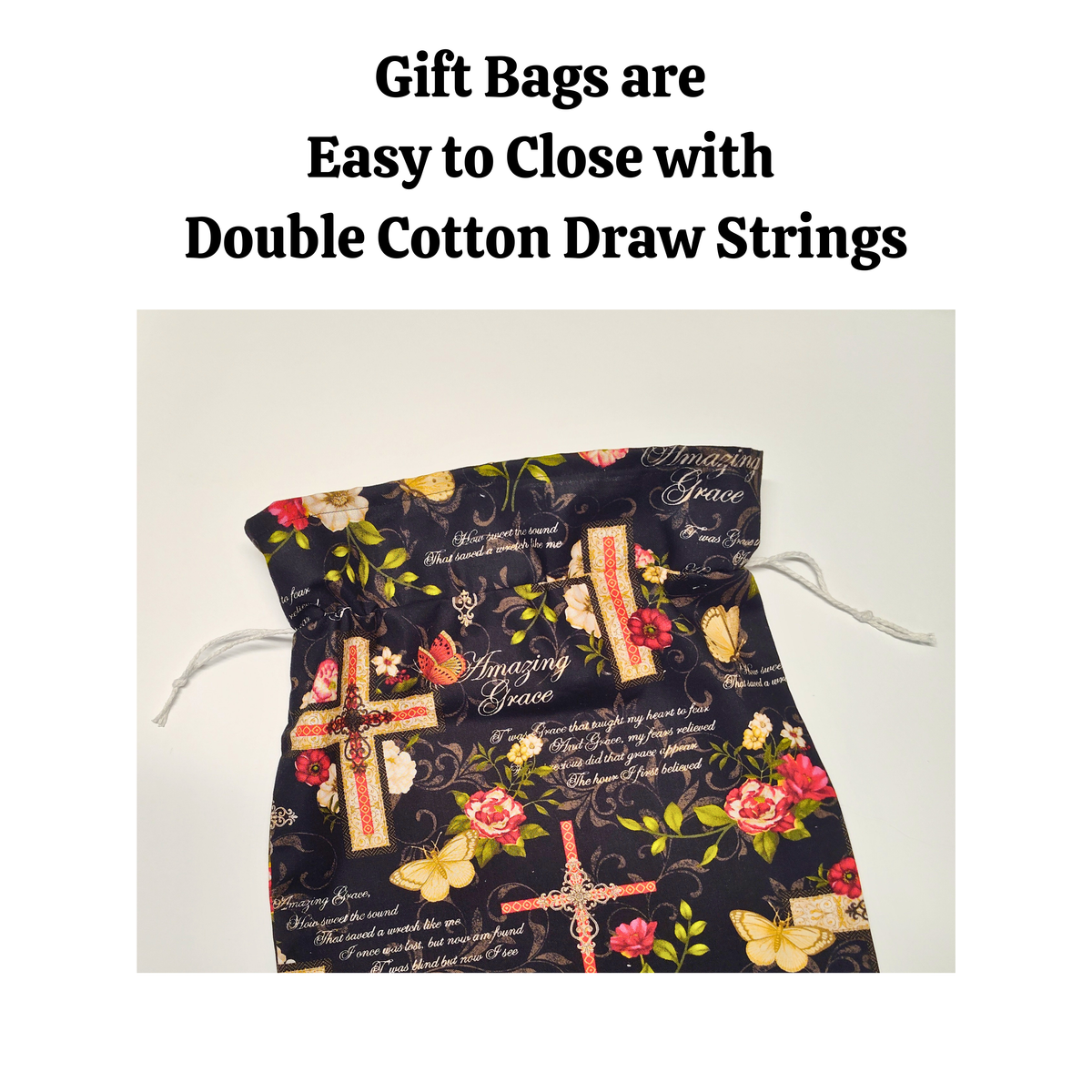 Cotton Gift Bag - Amazing Grace