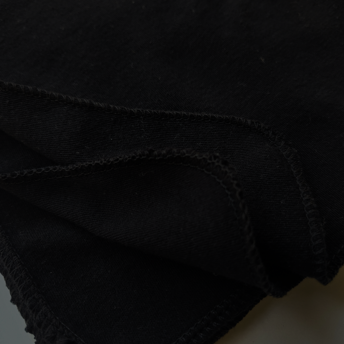 Organic Cotton Hankies, Black, Single Ply