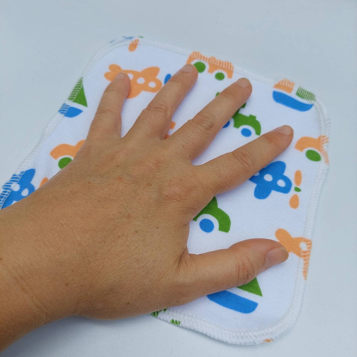 Organic Cotton Hankies - cars, trains, boats, & planes