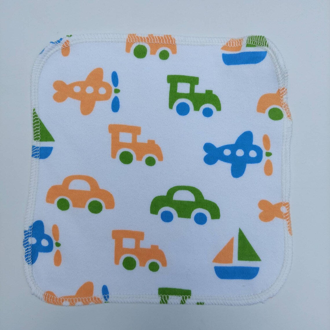 Organic Cotton Hankies - cars, trains, boats, & planes
