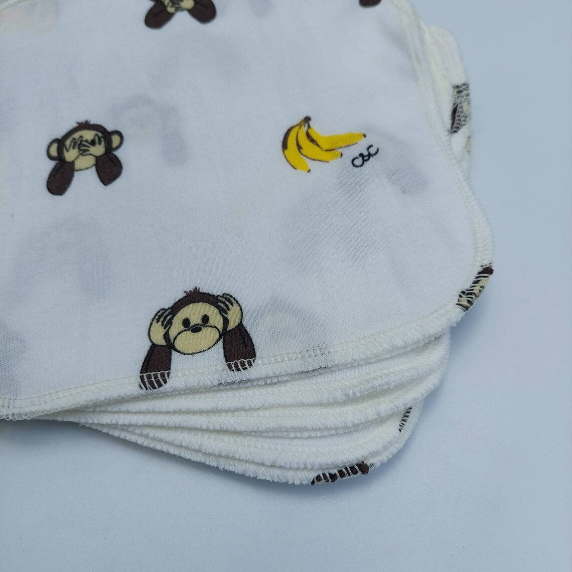 Soft Cotton Hankies - Monkeys and Bananas
