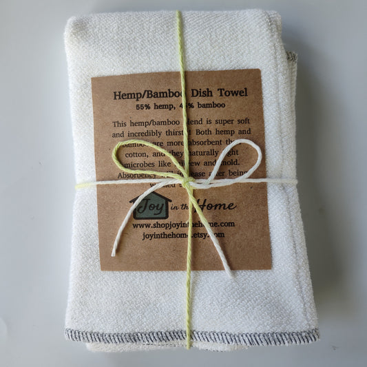 Special Order for Diane - Eight 12x12 hemp/bamboo towels with no-curl edging