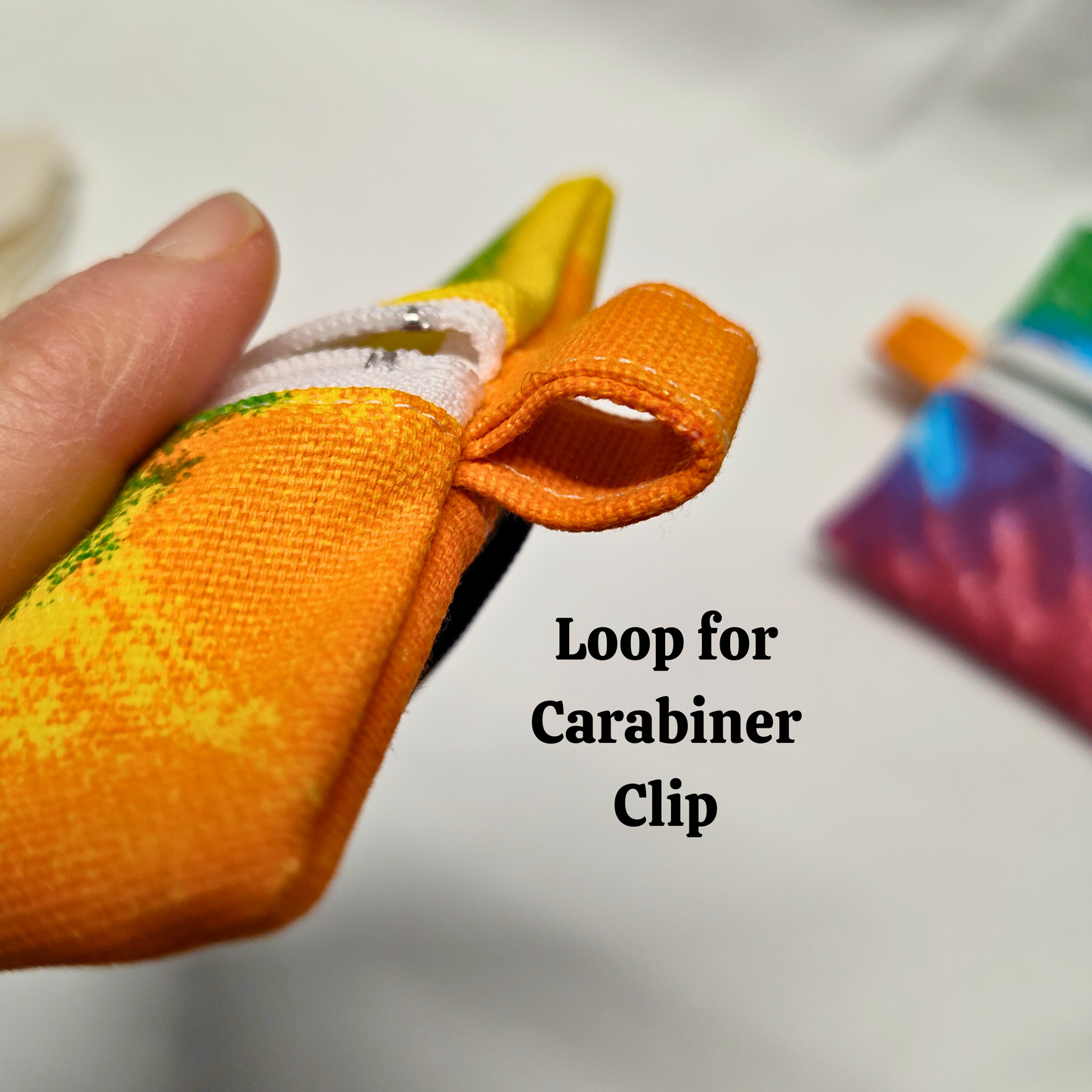 Travel Hanky Pouch, tie dye zipper pouch, Keep clean and dirty separate , Optional organic cotton or bamboo hankies, embroidery option