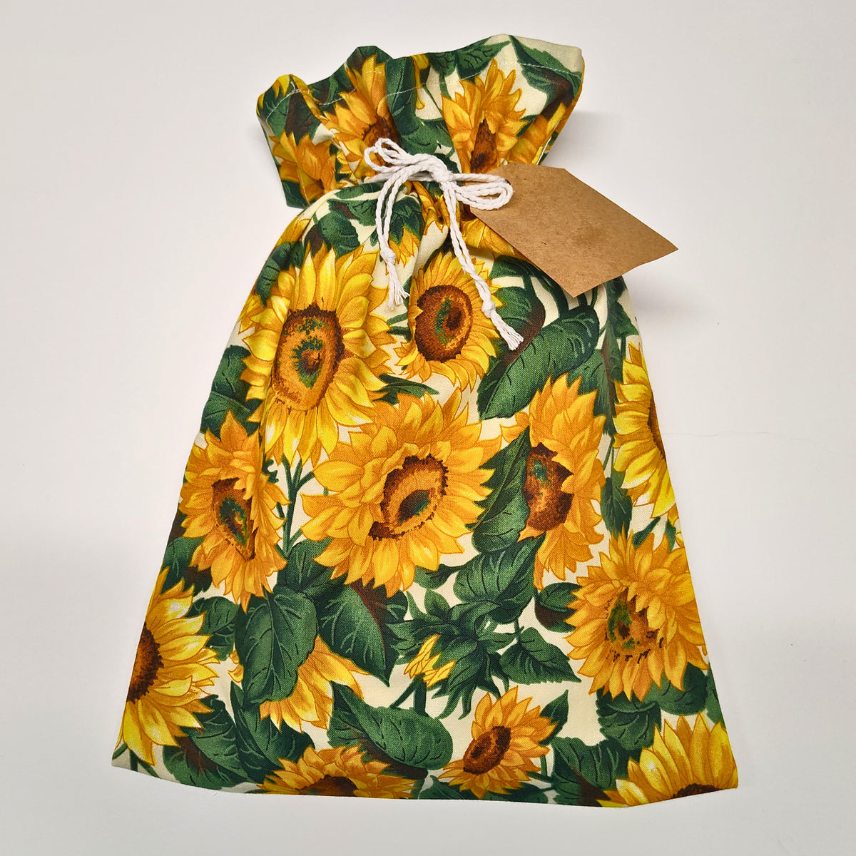 Cotton Gift Bag - Sunflowers