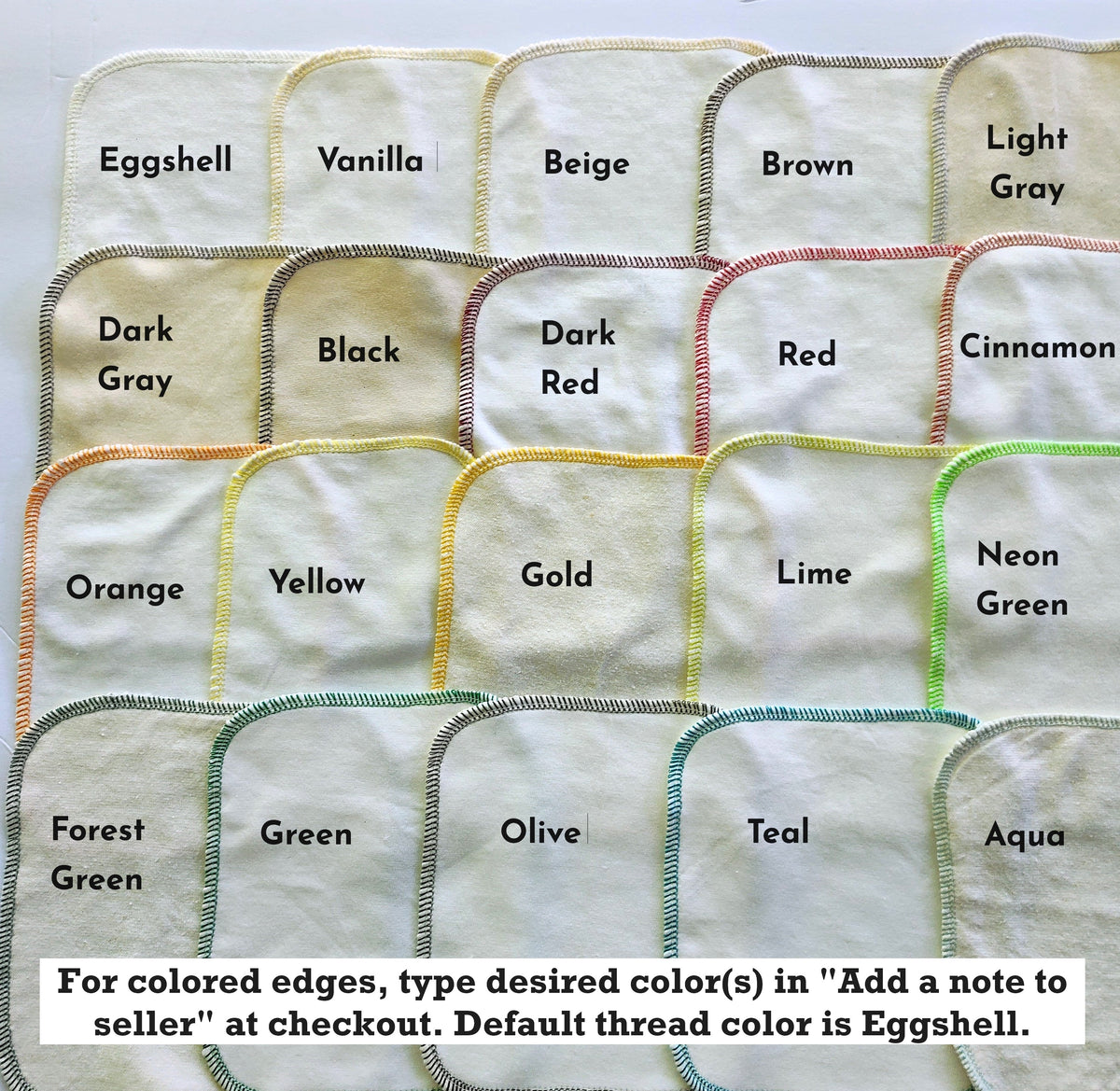 Soft organic cotton hankies - 2-ply t-shirt knit