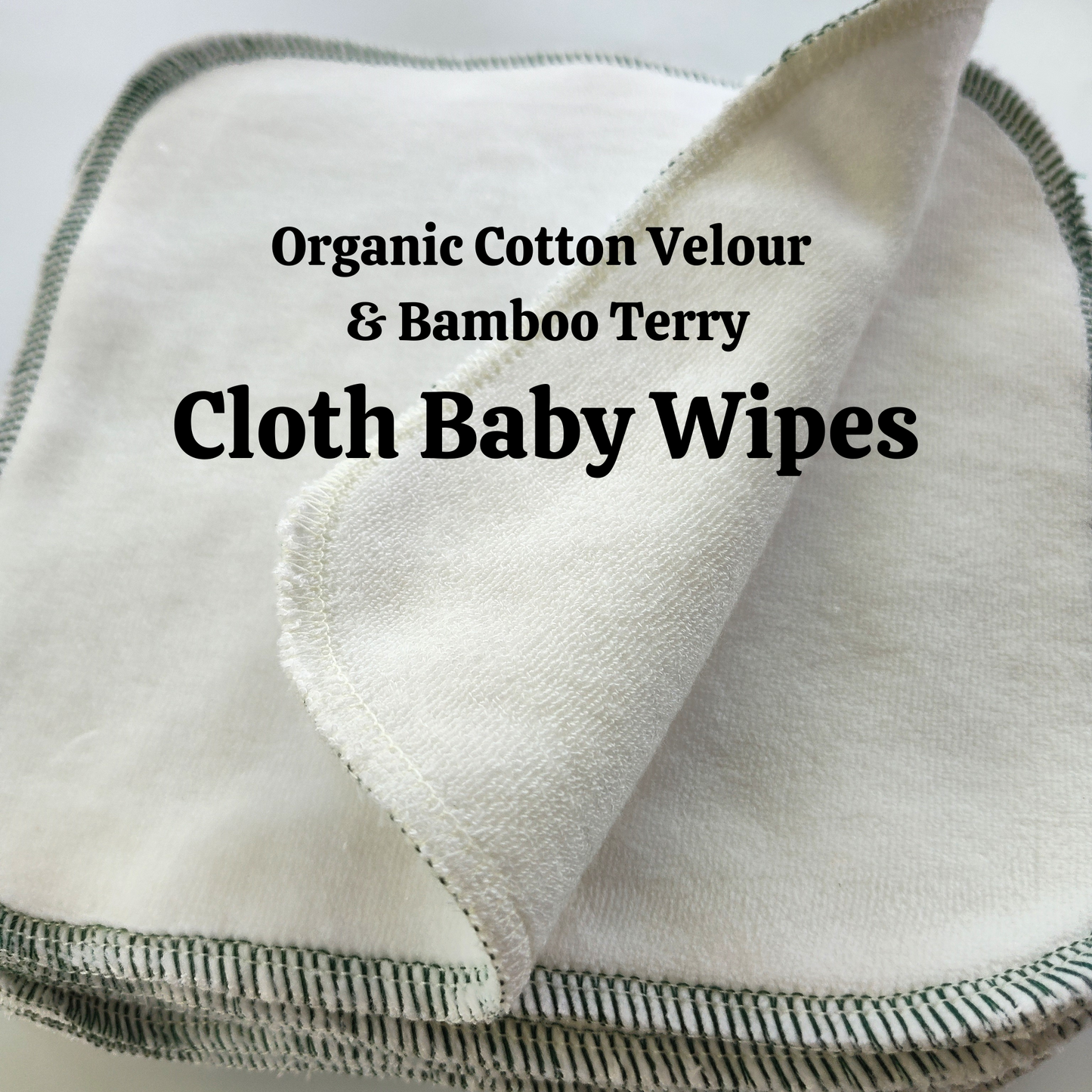 Baby wipes organic velour family cloth reusable toilet paper thick soft TP washable reusable cloth wipes natural baby shower gift wash cloth