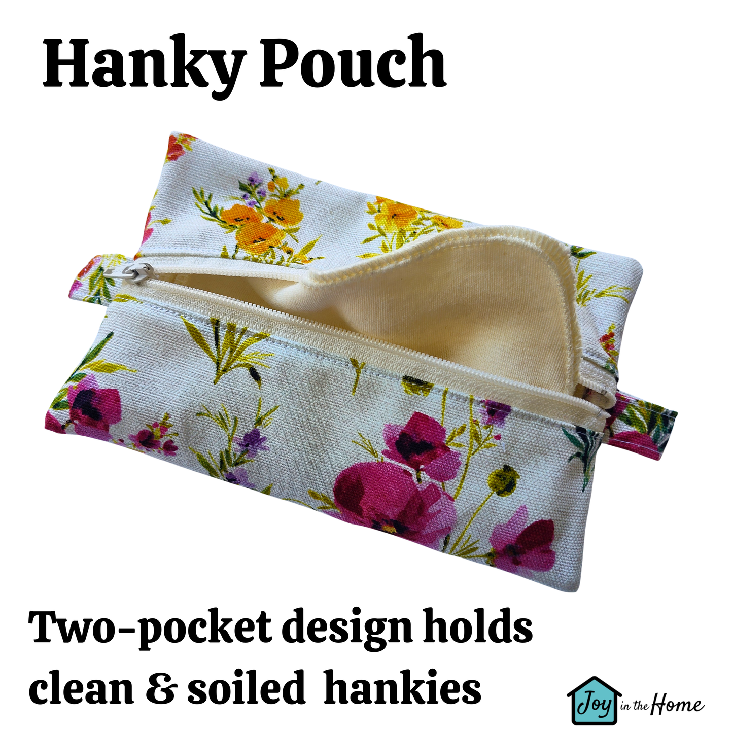 Travel Hanky Pouch - Wildflowers