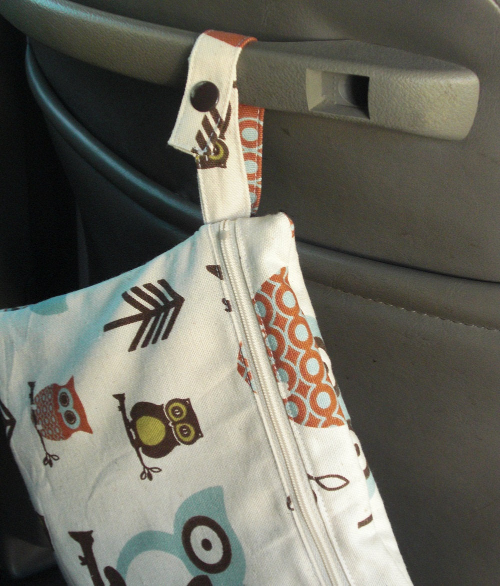 Hanky bag - Owls